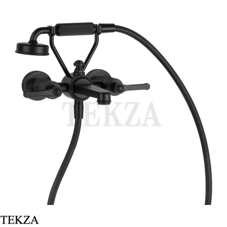 Gessi VENTI20 Смеситель ванна-душ с гарнитуром 65113-299, Black XL