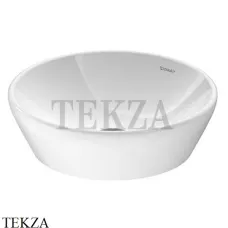 Duravit D-Neo Раковина накладная круглая, 40 без перелива 2371400070, белый глянец