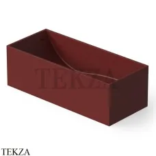 Dea Design Modern Ванна отдельностоящая прямоугольная 170x72 Solid Surface DD8607 1700 17, Red Wine №17