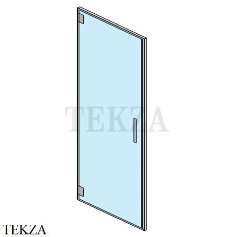 Effegibi Adapta 70 Дверь для хаммам DX HP90040001, Блестящая нержавеющая сталь