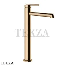 Gessi INGRANAGGIO Смеситель для раковины высокий, без гарнитура 63506-735, Warm Bronze PVD