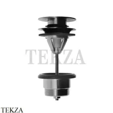 FIMA Carlo Frattini Сливной гарнитур для раковины click-clack F2677CS, Brushed black chrome