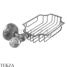 Migliore Cristalia SWAROVSKI Мыльница-решетка в душевую зону 16813, хром глянец
