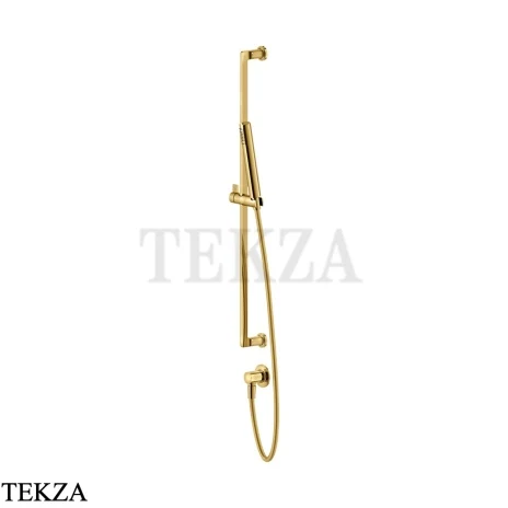 Gessi INCISO SHOWER Душевой гарнитур-штанга с выводом воды 58142-246, Gold PVD