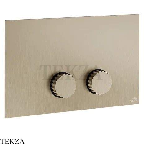 Gessi Incastri Клавиша смыва для инсталляции Geberit Sigma 8 и Sigma 12 75611-149, нерж. сталь Brush / никель Brushed