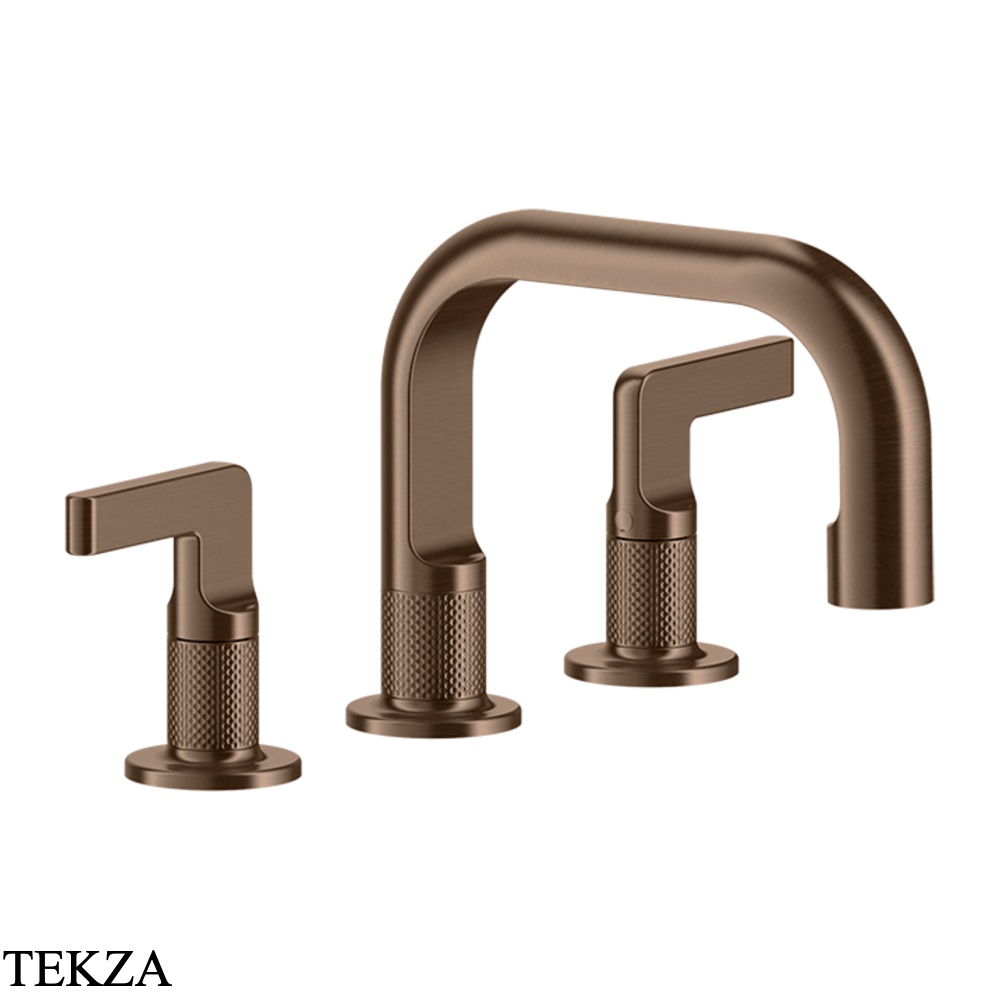 Gessi INCISO Смеситель для раковины, без гарнитура 58012-708, Copper Brushed