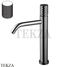 FIMA Carlo Frattini Spillo TECH G Смеситель для раковины, с донным клапаном F3031TLXSGCS, Brushed black chrome