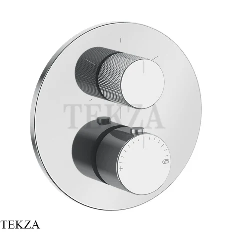 Gessi ANELLO Термостат для душа, 3 потока, внешняя часть 63137-031, хром глянец