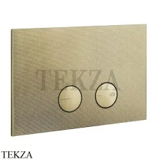 Gessi DIAMANTATO Клавиша смыва для инсталляции Geberit Sigma 8 и Sigma 12, 54681-727, Brushed Brass