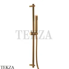 FIMA Carlo Frattini WELLNESS Душевая штанга, ручной душ латунь F2150ZS, Brushed Amber Bronze