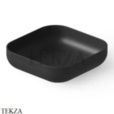 Dea Design Washbasins Раковина настольная 40х40 Solid Surface DD9102 400 16, Black №16