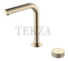 Boheme Tech  Смеситель для раковины автоматический на 2 отв. TECH 158-G Gold Золото глянец