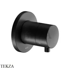 Keuco IXMO Comfort Вентиль переключатель на 3 потока, круг, внешняя часть 59548371001, черный матовый