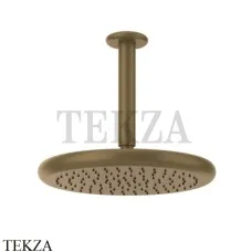 Gessi Goccia Верхний душ с потолочным кронштейном 33766-713, Antique Brass