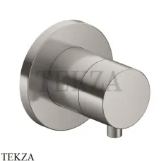 Keuco IXMO Comfort Вентиль запорный, круг, внешняя часть 59541051001, Никель шлифованный