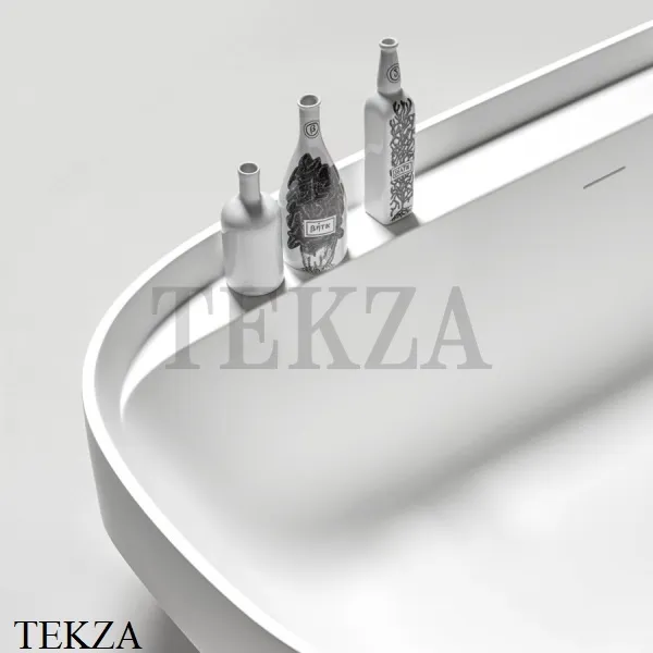 Antonio Lupi SLED Ванна овальная свободностоящая, Flumood, белый матовый