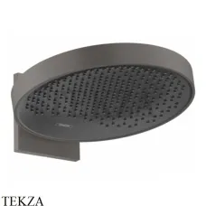 Hansgrohe Rainfinity Верхний душ 360 1jet с настенным креплением 26230340, черный хром brushed Hansgrohe Rainfinity Верхний душ 360 1jet с настенным креплением 26230340, черный хром brushed