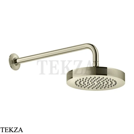 Gessi INCISO SHOWER Верхняя душевая лейка с кронштейном 58185-720, Nickel PVD
