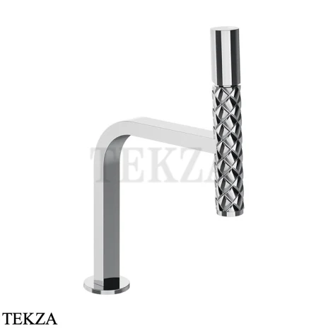 Gessi Pelle Tresse Смеситель для раковины, без сливного гарнитура 78502-031, хром глянец