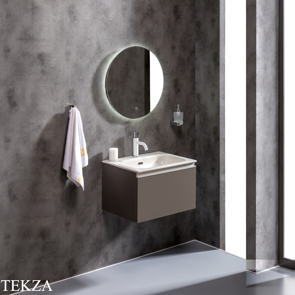 ARMADI ART Vallessi Тумба под раковину 837-060-A glossy, ANTRACITE (антрацит), глянец