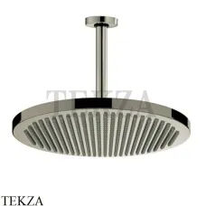 Bossini  APICE Верхний душ с потолочным кронштейном 300 мм H31430G.094, никель Brushed