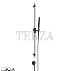 Gessi INGRANAGGIO Штанга в комплекте с душевой лейкой и выводом 63582-299, Black XL