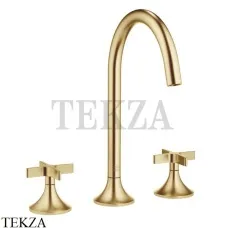 Dornbracht VAIA Смеситель для умывальника, с донным клапаном 20713809-28, латунь сатин Brushed