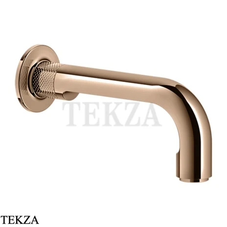 Gessi INCISO Излив для ванны настенный 190 см 58103-030, Copper PVD