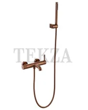 Boheme Uno Смеситель для ванны наружный монтаж, с гарнитуром, Uno 463-CB, Copper Brushed