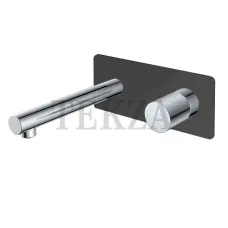 Boheme Stick Смеситель для раковины из стены, комплект Stick 125-BCR.2 Black TOUCH Chrome Boheme Stick Смеситель для раковины из стены, комплект Stick 125-BCR.2 Black TOUCH Chrome