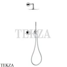 Keuco IXMO Душевой Kомплект № 7, термостат на 2 потребителя, круг, верхний душ, 59602010001, хром глянец