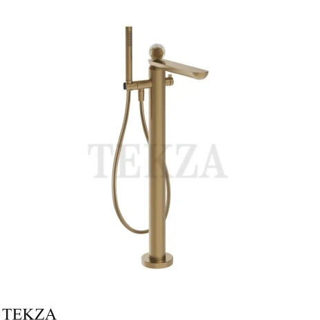 Gessi Perle Смеситель для ванны напольный, внешняя часть 74429-726, бронза Brushed