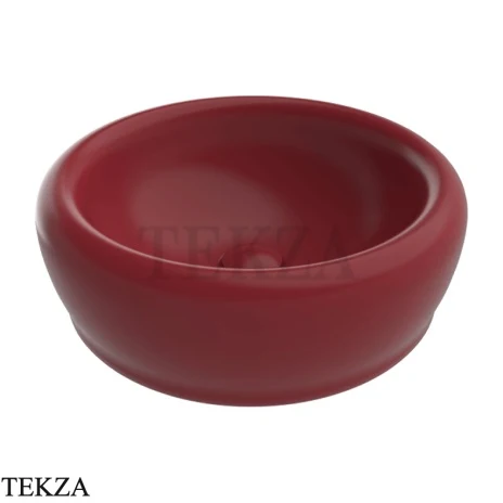 Flaminia Siena раковина накладная 46×46×15 см, красный Rosso Rubens матовый