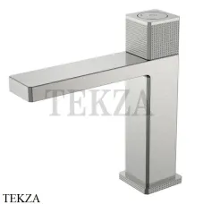 Boheme QUAD Смеситель для раковины автомат, без гарнитура 159-NB, nickel brush