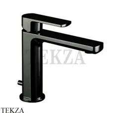 Newform HAKA Смеситель для раковины, с донным клапаном 72010.01.093, черный матовый