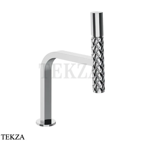 Gessi Pelle Tresse Смеситель для раковины, с донным клапаном 78551-031, хром глянец