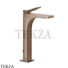 Gessi RILIEVO Смеситель для раковины высокий, с донным клапаном 59009-708, Copper Brushed