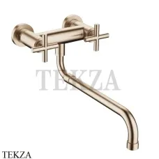 Dornbracht TARA Смеситель для кухни на стену двухвентильный 31151892-46, Brushed Champagne (22kt Gold)