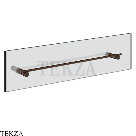 Gessi Incastri Полотенцедержатель для крепления на стекло, 60 см 75515-845, бронза Dark Brush