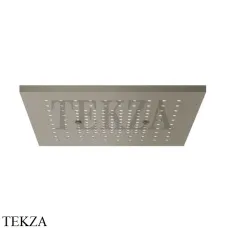 Gessi AFILO Верхняя накладная панель, 2 функции хромотерапия 57002-239, Steel Brushed