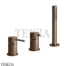 Gessi 316 BATH Смеситель для ванны, без излива 54043-708, Copper Brushed