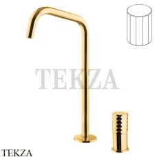 FIMA Carlo Frattini Spillo TECH V Смеситель для раковины, с донным клапаном F3271TNDVOR, золото