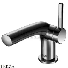 Keuco Edition 400 Смеситель для раковины 80, без гарнитуры 51504130100, Хром черный шлифованный