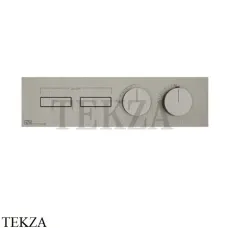Gessi HI-FI Термостатический смеситель на 2 потока, внешняя часть 63012-149, Finox Brushed Nickel