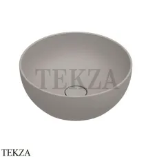 Catalano Green Раковина круглая накладная, без перелива 0423400032, Tortora Satinato
