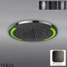 Gessi COLOUR Накладная душевая панель 350, 4 функции 57878-707, Black Metal Brushed