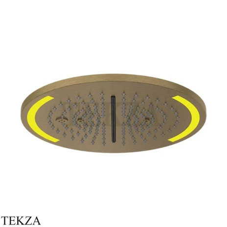 Gessi COLOUR Накладная душевая панель 350, 4 функции 57878-713, Antique Brass
