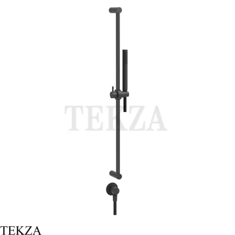 Gessi 316 SHOWER Душевой гарнитур с выводом для шланга 54045-299, Black XL