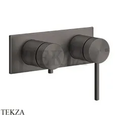 Gessi 316 SHOWER Смеситель для душа с переключателем, внешняя часть 54079-707, Black Metal Brushed Gessi 316 SHOWER Смеситель для душа с переключателем, внешняя часть 54079-707, Black Metal Brushed