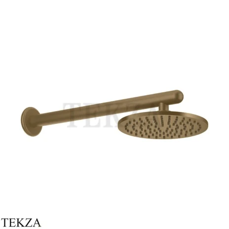 Gessi Goccia Верхняя лейка с кронштейном D20 см 33655-791, Deep Bronze Br. PVD